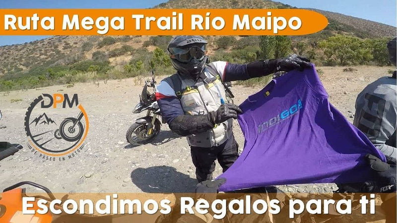 Ruta Trail Con Regalos para Ti! DPM te deja Tesoros en la Rivera del Río Maipo!