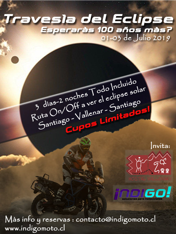 Travesía del Eclipse  Santiago-Vallenar-Santiago Julio 2019
