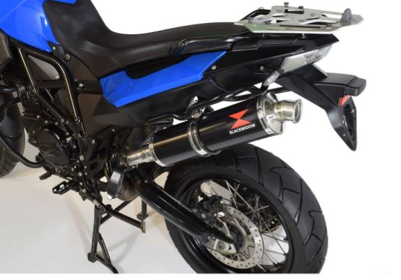 Escape Black Widow Oval 300 mm BMW F800GS KIT COMPLETO