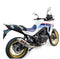 Escape Black Widow Brushed 300mm Honda Transalp 750 KIT completo