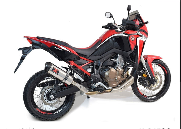 Escape Black Widow Steel Carbon 300mm Africa Twin 1100 KIT COMPLETO