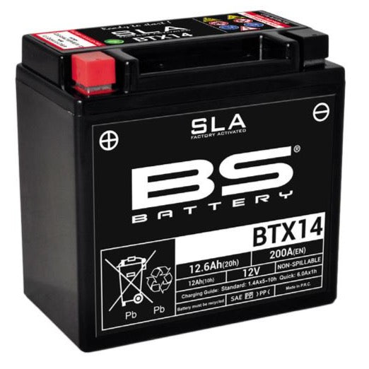 Batería BS BTX14 SLA (ACTIVADA)